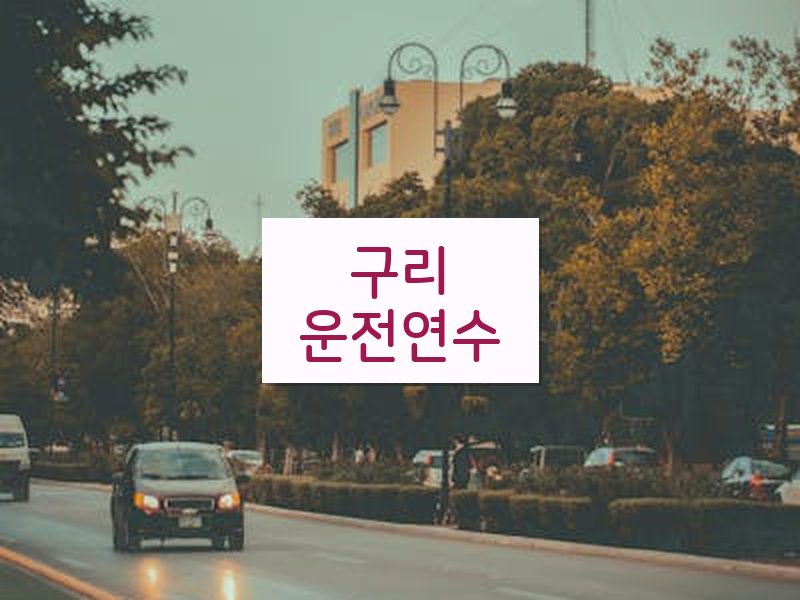 구리운전연수 후기