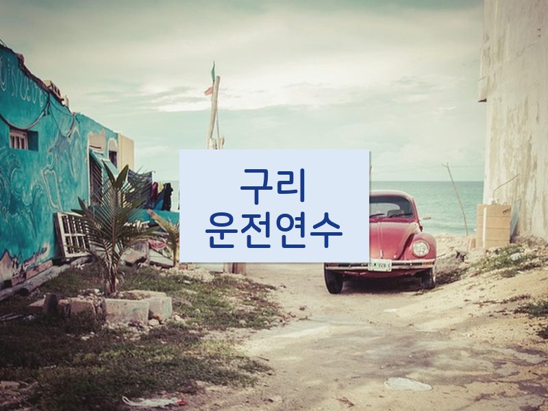 구리운전연수 후기