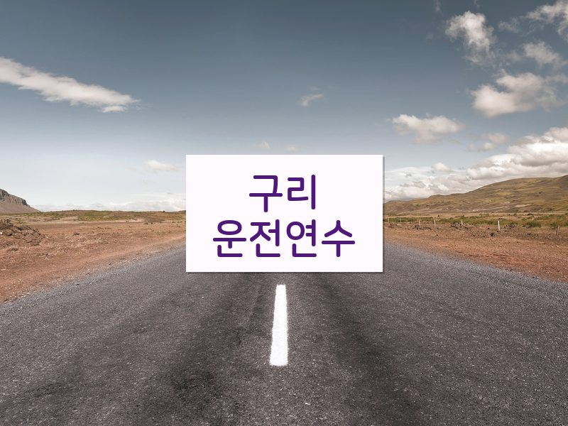 구리운전연수 후기