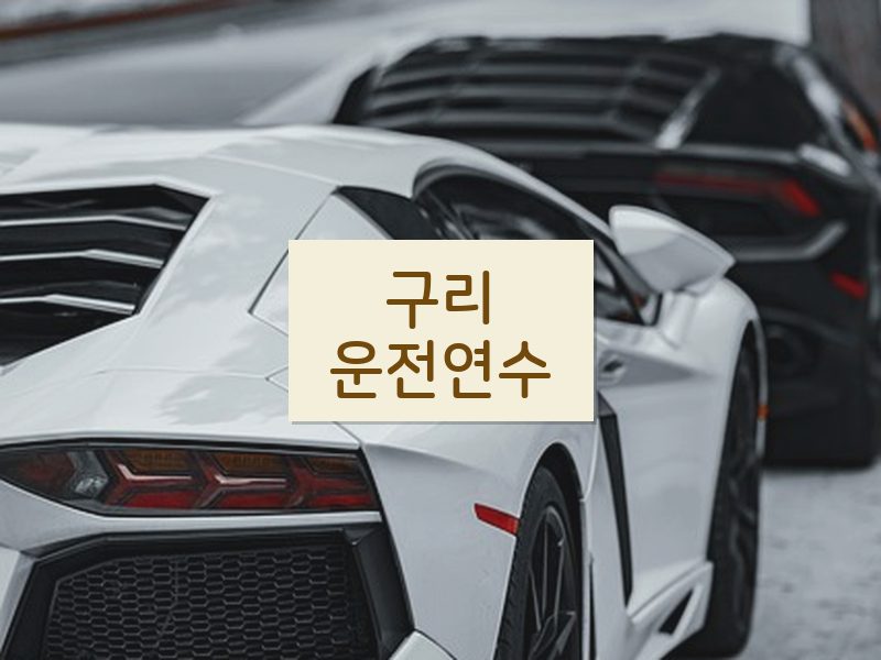 구리운전연수 후기