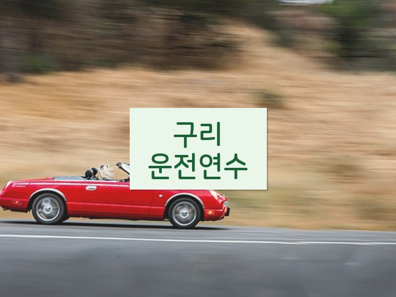 구리운전연수 후기