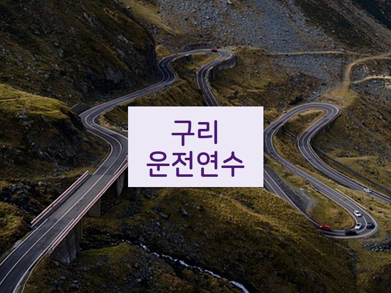 구리운전연수 후기