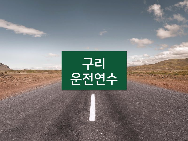 구리운전연수 후기