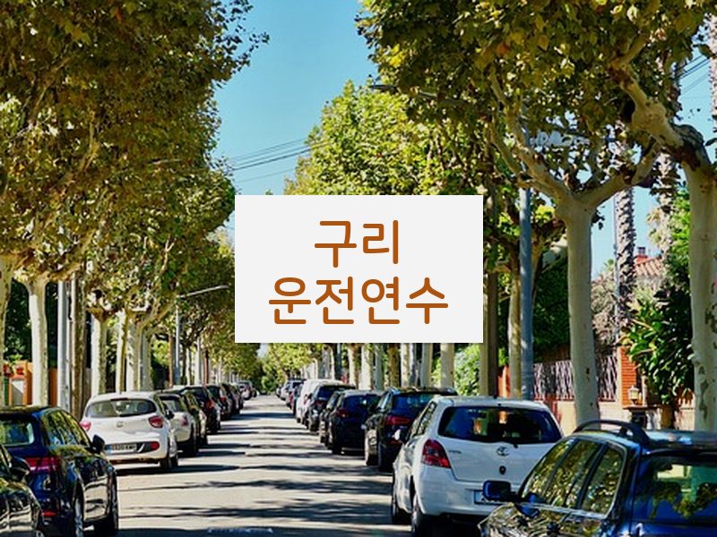 구리운전연수 후기