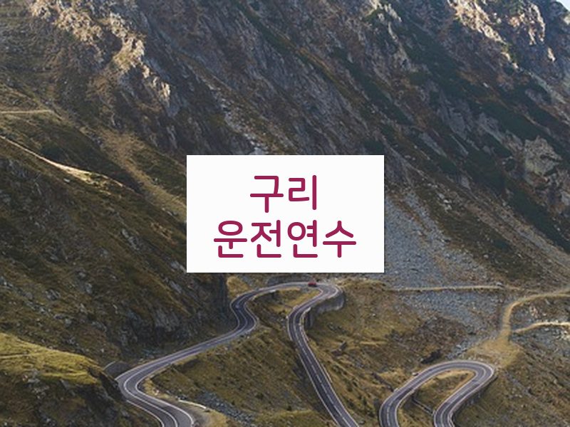 구리운전연수 후기