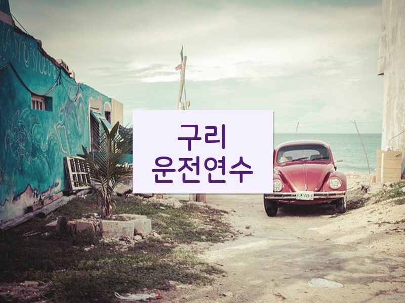 구리운전연수 후기