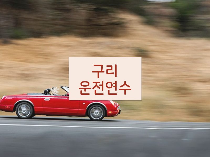 구리운전연수 후기