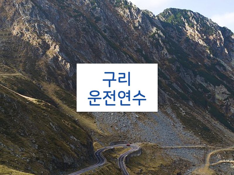 구리운전연수 후기